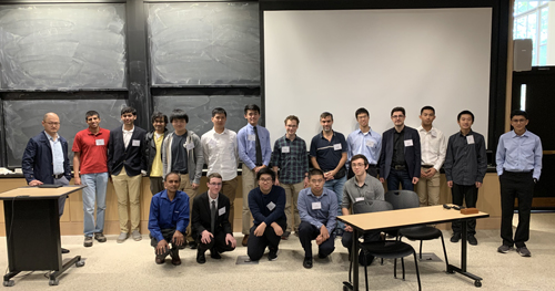 Prof. Srini Devadas with Computer Science students and mentors