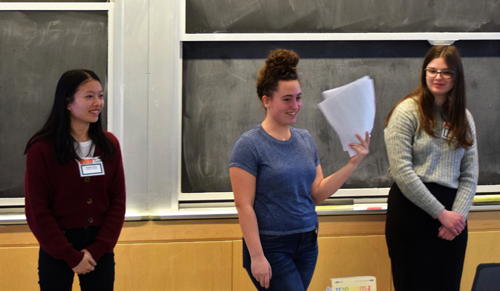 Elizabeth Zhong, Sofia Mrowka, and Natasa Zupanski