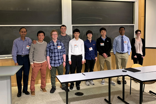 Prof. Srini Devadas with Computer Science students and mentors